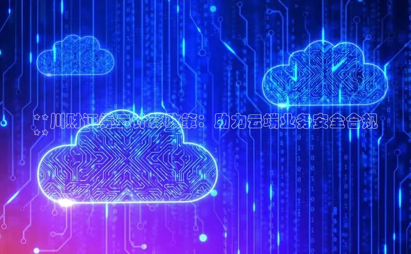 杏鑫平台手机登录入口神思电子**川财证券云计算政策：助力云端业务安全合规
**