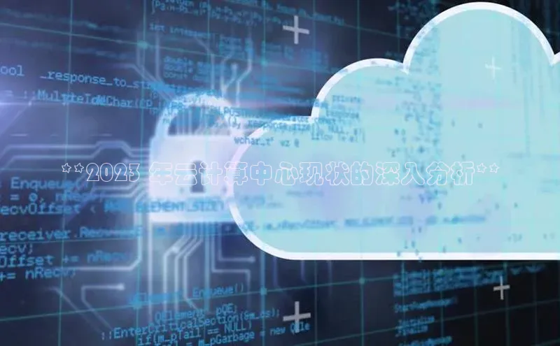 杏鑫平台线路测速百度信誉**2023 年云计算中心现状的深入分析**