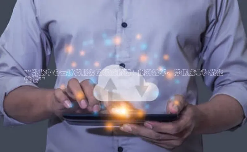 杏鑫平台手机登录入口百度教育**数据中心云计算服务的权威指南：提升效率、降低成本和优化
性能**