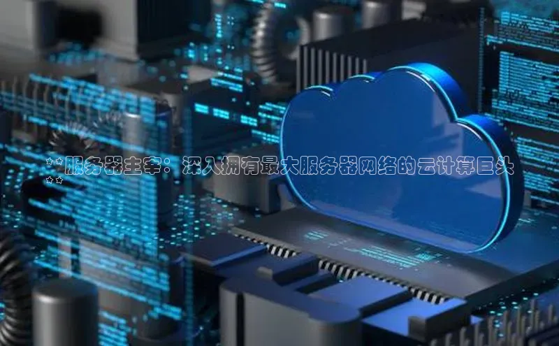 杏鑫注册登录地址同程**服务器主宰：深入拥有最大服务器网络的云计算巨头
**