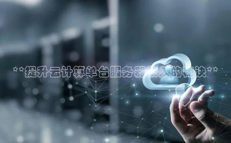 杏鑫平台代理视觉中国**提升云计算单台服务器收入的秘诀**